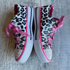 Skechers Twinkle Toes Cheetah Print Size 1